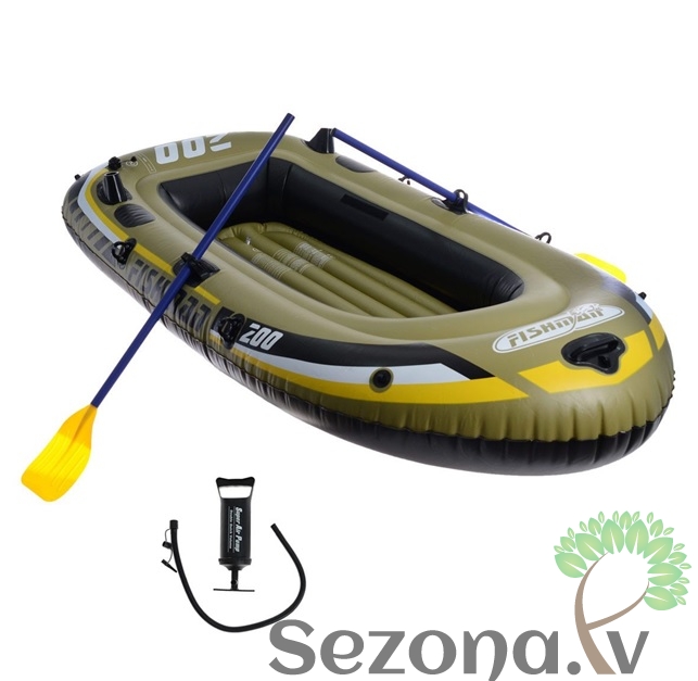 лодка надувная relax fishman 200 set весла+насос jl007207-1n лодка надувная relax fishman 200 set весла+насос jl007207-1n